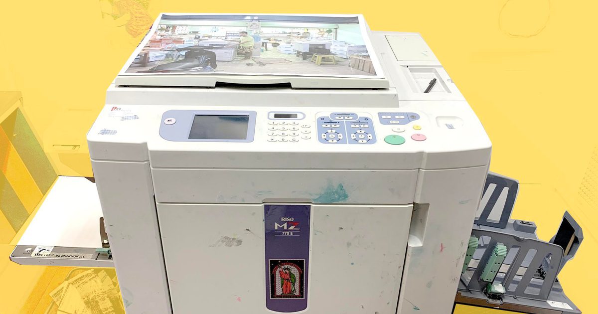 Matrix Line Printer Risograph Dance to the sound of a hard-working Risograph | CHART